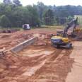 large reedbed excavations